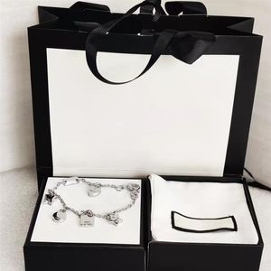 Designer Armbandkedja Silverstar Gift Butterfly Armband Toppkedjor Fashion Jewelry Supply290Q