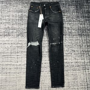 Lila Designer-Jeans für Herren für Herren, Jogger, Denim, Tränen, grau, schwarz, Baumwolle, Designer-Damen, zerrissene Jeans, Jogging-Jeans, Moto-Biker, Herren, klassisch, schmal, Herren-Jeans, 30 38 36