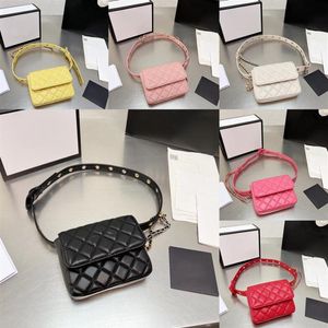 22ss New Fashion Bumbag Cross Body Waist Bags Classic Letter Flowers Famous Genuine Leather Girl Luxury 9 Colors designers Shoulde222t
