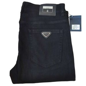 Designer masculino qualidade original prad mens jeans elasticidade jean hombre calças homens e mulheres marca de moda denim calça tendência calças de motocicleta
