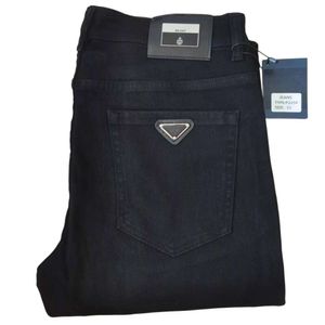 Designer Jeans Herrens ursprungliga kvalitet Prad Mens Jeans Elasticitet Jean Hombre byxor Män och kvinnor modemärke lyxbyxor denim byxa trendmotorcykelbyxor