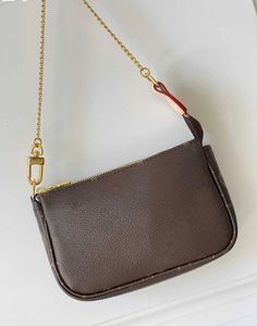 2023 Wysokiej jakości torby łańcuchowe Mini Pochette Akcesoria torebki luksusowe torebki monety kobiety Crossbody torebka torba na ramię