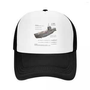 Ballkappen Deutsches U-Boot Typ VII C Kriegsmarine in Baseballkappe Partyhüte Boonie Trucker für Männer Frauen