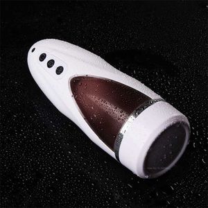 Sex Toy Massager Man Automatisk tunga Slickande Masturbation Cup 3D Real Vagina Texture Pussy 10 Vibrationslägen Maskinleksaker för män