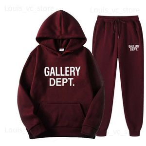 Men's Tracksuits Two Piece Sets Casual Tracksuit Women Hooded Pullover Hoodies and Pants Suit Outfits Female Sweatshirts Autumn Spring Tracksuits T230910