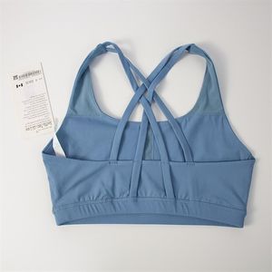 Lu yoga sutiãs esportivos alça traseira cruz para mulheres energia breasted sutiã de fitness push up sem costura esporte tanque roupa interior correndo gym260x