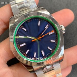 AR Factory Maker Orologio da uomo 116400 Zaffiro Ceramica 40mm 904L Acciaio di precisione Cal.3131 Movimento Automatico Catena Orologio meccanico Impermeabile Glow Orologi da polso