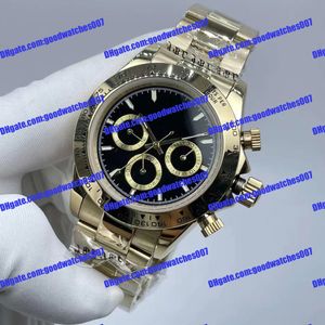 8 colori 126508 Orologi da polso 40 mm 2813 Movimento senza cronoscopio 116508 116509 Orologi da uomo automatici in acciaio inossidabile con vetro zaffiro 126518 Orologi con cinturino in caucciù