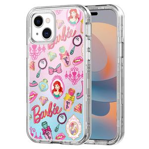 Novos designs capa de telefone resistente à prova de choque de três camadas para iPhone 15 14 13 12 11