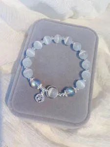 Butterfly opal bracelet niche design moonstone sea sapphire gray moonlight crystal bracelet to send girlfriend Bestie