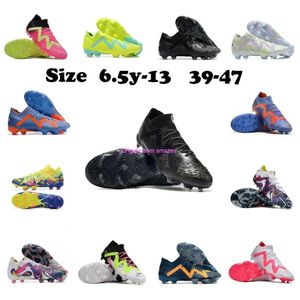 Future Ultimate Soccer Cleat FG AG TF MD Boots 1.3 Teazer Mens Youth Football Shoes Energy Ultra Blue Eclipse Pursuit Fast Yellow White Orange Black Size US 6.5Y-13 39-47
