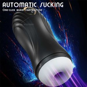 Sex Toy Massager Automatic Sucking Male Masturbator Vagina Blowjob Pussy Machine for Men Realistic Vibrating Masturbation Cup Sex toys 18 Toy