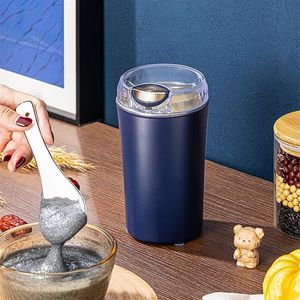Electric Coffee Grinder Precision Spice Mill Portable Mini Crusher for Dry Food Spices Herbs Nuts Grains Kitchen Tools Home Goo193d