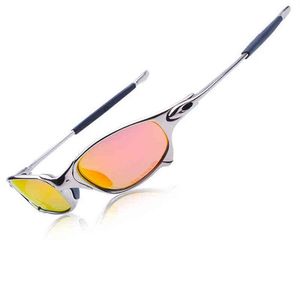 Utomhus Eyewear MTB Sport Riding Cycling Solglasögon Metal Frame Polariserade Cycling Glasögon Män Solglasögon UV400 Glasögon Cykling Eye235i