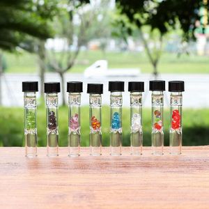 Colorful Glass Dugout Pipes Diamond Filter Digger Smoking Herb Tobacco Cigarette Holder Tip Portable Handpipes Pipes Catcher Taster Bat Filter One Hitter