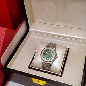 Mens of Watch U1F Factory 170º aniversário Nova Cal. 324 movimento automático 40mm relógio mostrador verde relógios clássicos transparente volta mergulho relógios de pulso caixa original