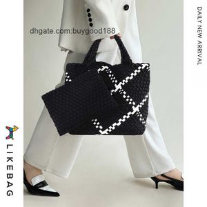 Tote Bag BVneta Jodie Abotteges Mini Teen Intrecciato Designer Handwoven High Quality Contrast Color Vegetable Basket Handheld Bun Mother Bag