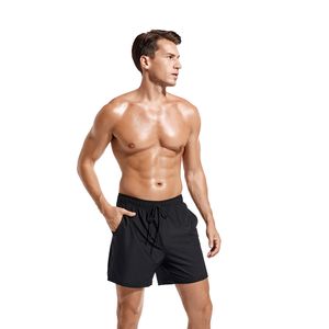 bronzeado através de trajes de banho verão moda praia masculina calções de banho curtos modelos 2330