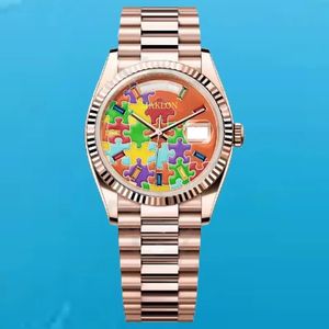 New Lady Wrist Mens Watch Designer Automatiska klockor Sapphire 28 36 36 41mm mekaniskt rostfritt stål Lysande lyx Montre fakes rörelse uthållighet armbandsur