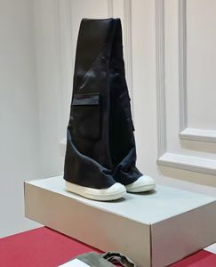 أعمال النساء على أحذية الركبة أزياء نايلون قماش الجيب أحذية عرض الحزب الدانتيل غير الرسمي لأحذية مارتن 35-40