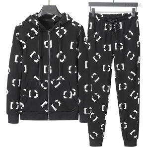 Luxury Men's Tracksuits Designer Tracksuit Men Kvinnors tröjor lång klassisk modeficka som kör casual man kläder kläder jacka två m-3xl