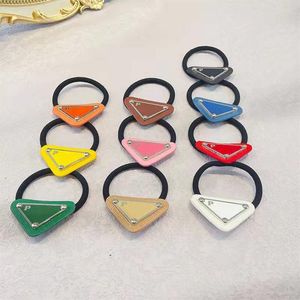 Luxury Pony Tails Holder Fashion For Woman Invertered Triangle Letter Designers Jewelry Trendy Personality Hair Clip282T