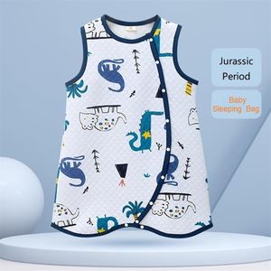 Baby Sleeping Bag Vest Cartoon Soft Infantil Spring Summer Cotton Toddler Sleep Sack Kids Slaapzak Bed Children Pyjamas Jumpsuit 2181U