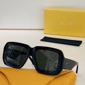 Черные солнцезащитные очки для женщин Lw 40080 Дизайнерские солнцезащитные очки мужские знаменитые модные Классические ретро очки люксового бренда модные дизайнерские солнцезащитные очки с коробкой