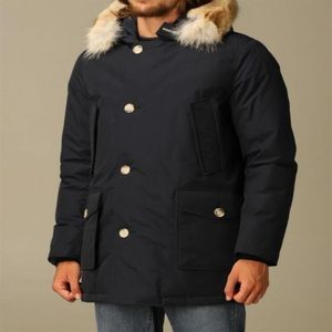 2023SS Męskie Down Parkas Designer Men Canada Chateau Parka Black Navy Kurtka zimowa kurtki płaszcze Futro z ONL265S