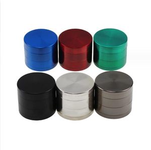 40MM 50mm 55mm 63mm CNC 4 parti smerigliatrice per erbe in lega di zinco metallo tabacco 6 colori spezie mano Muller frantoio smerigliatrici strumenti abrasori accessori