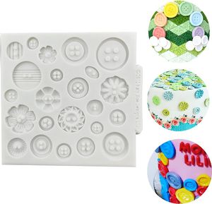 Button Fondant Silicone Mold for DIY Chocolate Candy Pudding Cupcake Cake Topper Decoration Desserts Jelly Shots 1224644