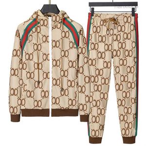 Tracksuit High Quality Letter Pattern Printing Sports Men Jacket Winter Sportswear Hooded Sweatshirt 2023 Hot Sale