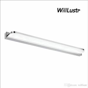 Roestvrijstalen wandlamp LED-spiegellicht el Restaurant Badkamer Garderobe Kleedkamer Minimalistische acrylijdelheid Lighting283Y
