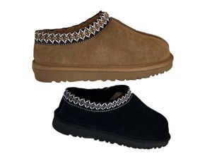 Projektant WGG Tazz Tazz Slipper Tasman Slipper Kobieta Sheepskin Slipper Skórzana skórzana but na buty zszywające skóry Marten Wonneing Gumowa podeszwa z rozmiarem pudełka 35-42