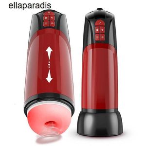 Sex Toys Massager Automatic Male Masturbators 6in 1telescopic Sucking Intellengent Heating Voice Interacion Masturbation Cup Toy for Men