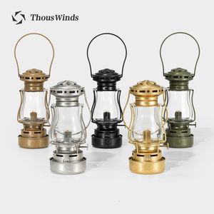 Camp Kitchen ThousWinds Twilight Kerosene Camping Lantern Emotion Oil Lamp Outdoor Portable Retro Lights for Picnic Backpack Supplies 230909