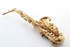 Migliore qualità Giappone Marca originale YAS-875 E flat Sassofono contralto Drop Eb Top Strumento musicale Saxe professionale Condotti d'aria fatti a mano Sax Saxofone Oro con custodia