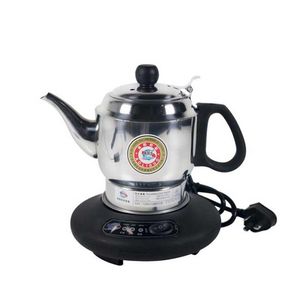 キッチン家具ステンレス鋼断熱電気ケトルティーポット0 8L 500W 220V自動水暖房ボイラーTeapot2433