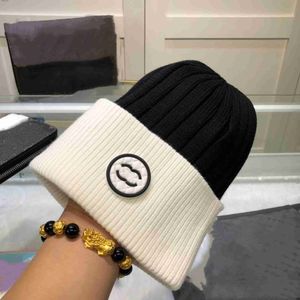 Beanie/Skull Caps Designer brand knitted hat for men and women High quality brimless urinal hat New style small fragrant letter hat Outdoor warm knitted hat T230910