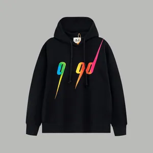 DUYOU Rahatlamış Sweatshirt Tasarımcı Erkekler Sweatshirt Kadın Hoodies Combed Pamuk Baskı Sueter Hombre Pullover DY6577