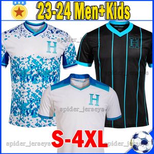 2023 2024 Honduras Futebol Jerseys Men National Football Team 23 24 FIGUEROA ACOSTA CARLOS RODRIGUEZ LOZANO CASTILLO QUIOTO GARCIA LOPEZ Camisa de futebol Kids Kits