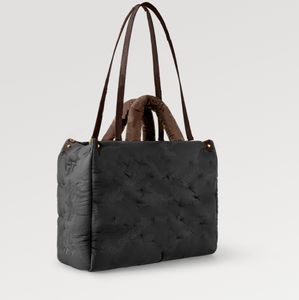 Designer-Tasche, Einkaufstasche, Damen-Handtasche, Umhängetasche, MM, Umhängetasche, Shopping, Luxus-Mode, Econyl-Einkaufstasche, schwarze große Handtasche