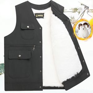 Män västar män sidycykel motorcykel faux pu läder väst fickor hösten vindtät vneck hip hop waistcoat manlig solid ärmlös D09 230909