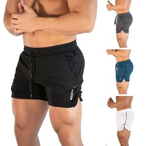 Running Shorts 2021 Solid Men Quick Dry GYM Sport Fitness Jogging Workout Sports Short Pants Casual279l