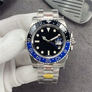 Perfect Batman 116710 ETA 3186 Rörelse Mens Watch Sapphire Glass Mechanical Automatic Watches Ceramic Bezel Dial Lumin253y