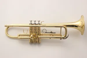 Japan YTR-2335 Gold-Lacquer B Flat Bb Professional Trumpet Top Musical Instruments In Brass Trompete Trumpeter Bugle