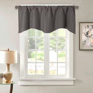 Perde valance kısa pencere katı modern stil çubuk cep karartma mutfak perdeleri w132xl cm 1pc küçük valances çiftlik evi 230909