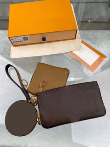 2023 women handbags purses clutch bags coin purse wallet women bag style with the letter flower 3pcs set