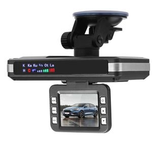 Rilevatori Strumento rilevatore radar per auto Allarme vocale inglese russo 2 in 1 RadarDetectors DVR Camera2167