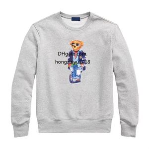 Little Bear Bear 100 ٪ Cotton Autumn/Winter Polos T-Shirt T-Shirt Lourd Disual Sports Trend شعبية قميص طويل الأكمام الطويل